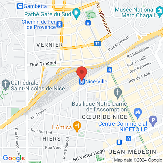 Nice-Ville map