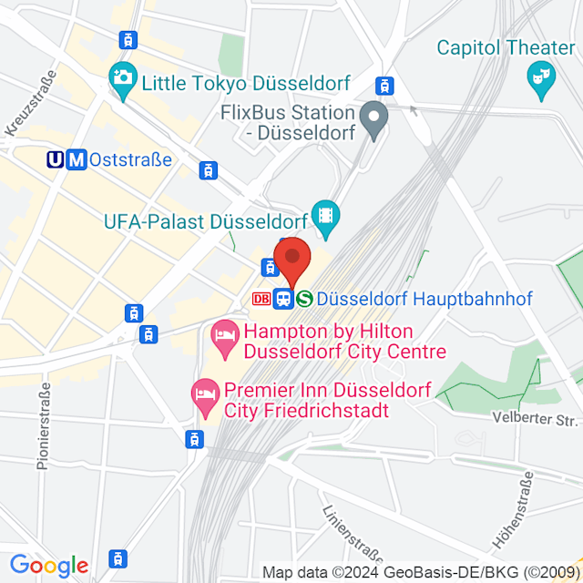 Düsseldorf map