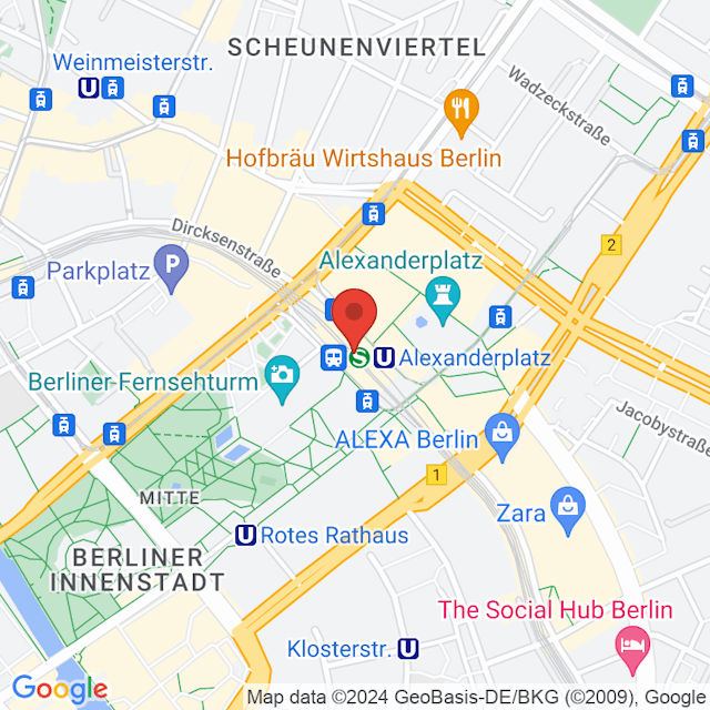 Berlin Alexanderplatz Bahnhof map